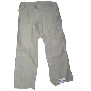 The North Face Hiking Pants Capris 5 Pocket Rollup Tabs Tan Womens (36 x 31)